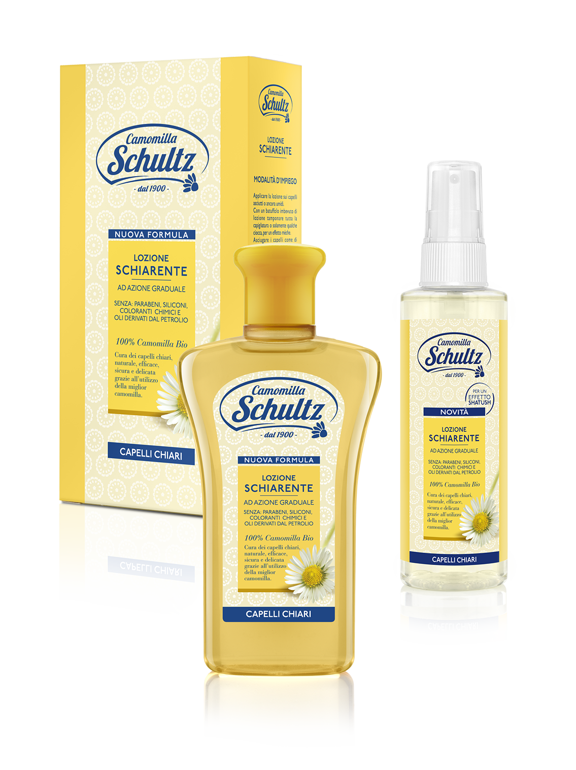Immagine packaging della loziene schiarente